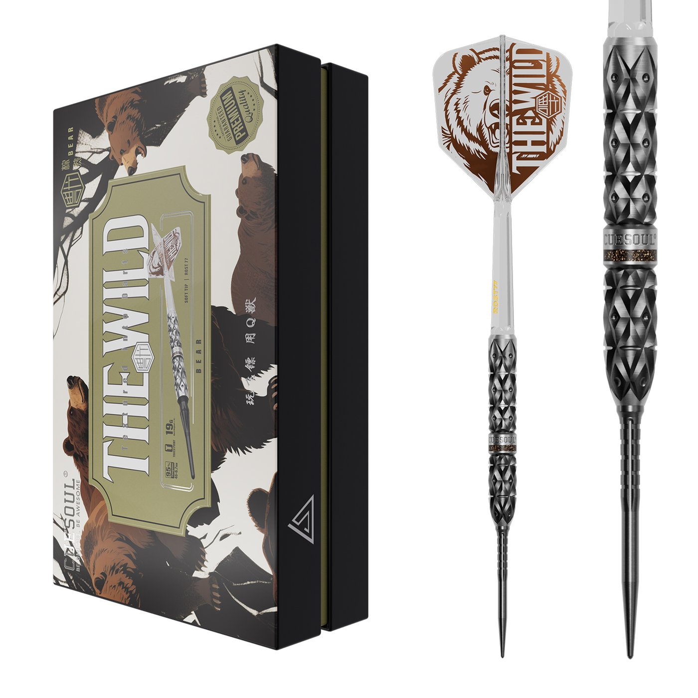 Cuesoul The Wild Series Bear Match Point 95% - Dartpile