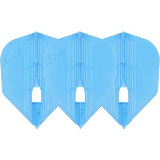 L-Style Champagne Kami L3 Shape Light Blue - Dart Flights