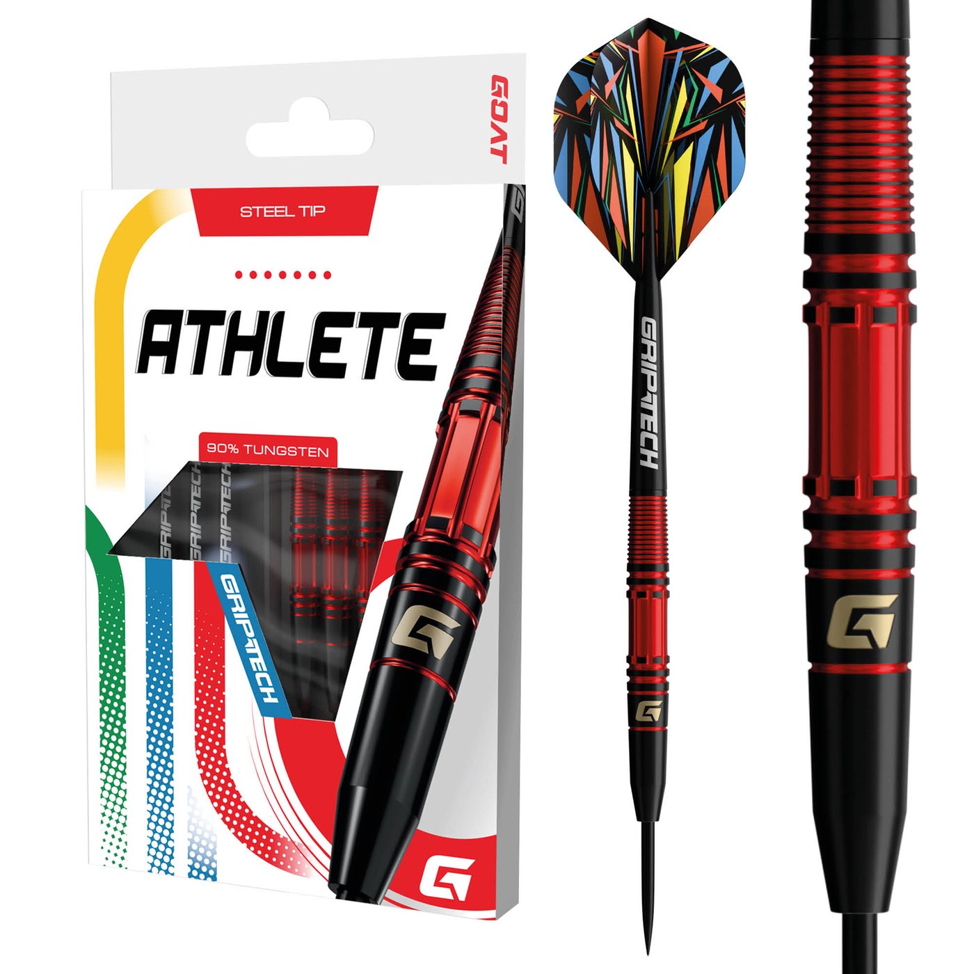 GOAT Athlete Red 90% - Steel Tip Darts