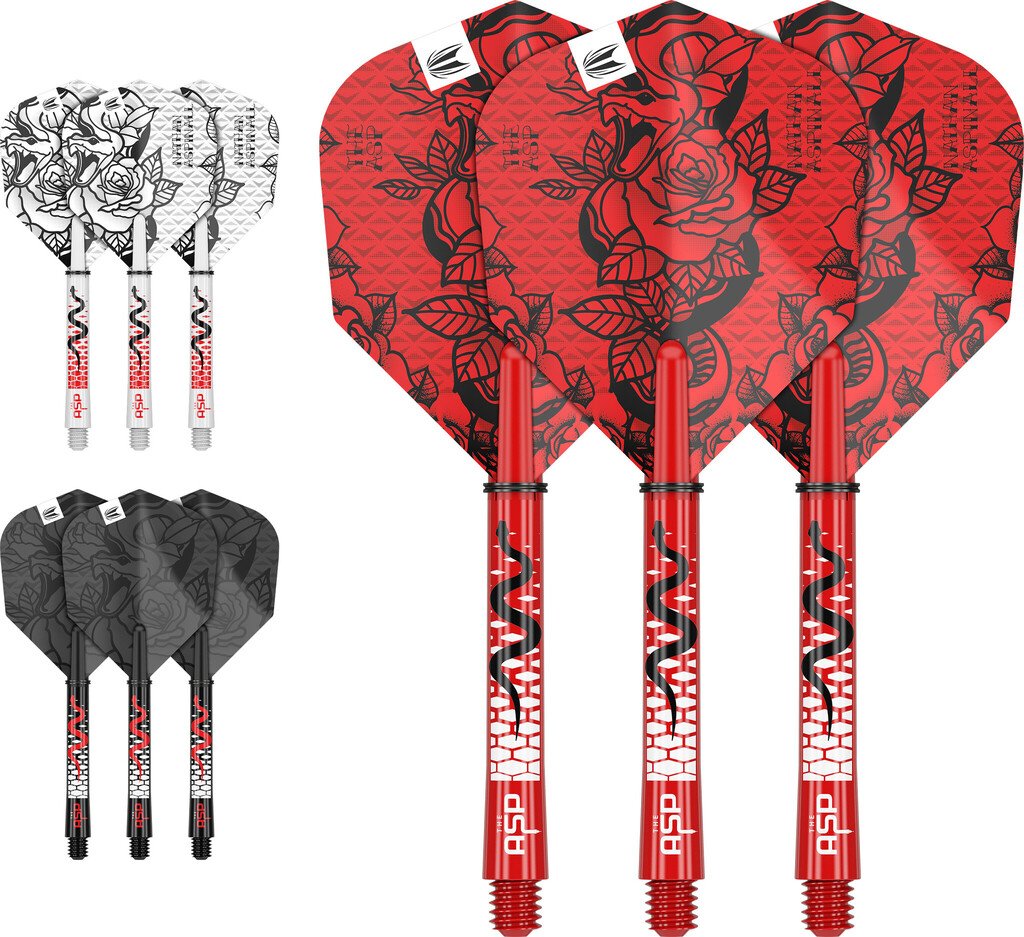 Target Nathan Aspinall Ink 3 Sets Flight Shaft Kit NO6 - Dart Flights
