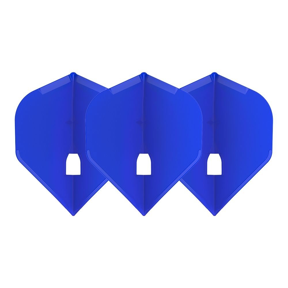 L-Style Champagne L1 Standard Solid Blue Darts Flights