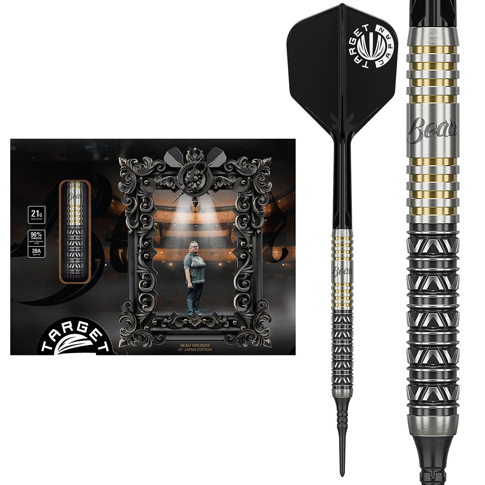ダーツ BEAU GREAVES JAPAN EDITION Target Japan Beau Greaves Japan Edition 90% Soft Tip Darts