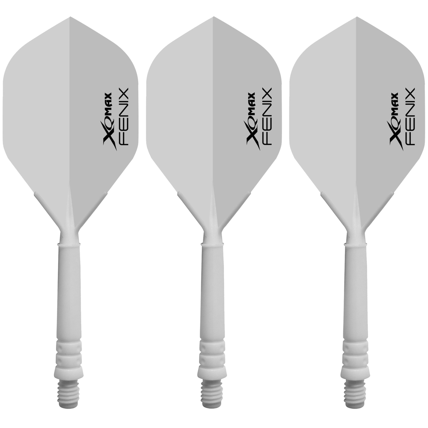 XQ Max Fenix Bar Flights White Standard - Dart Flights