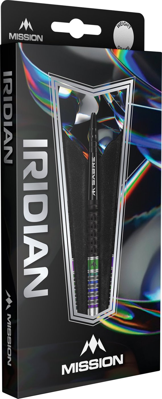 Mission Iridian Black Coral PVD 90% - Soft Tip Darts - Dartshopper.com