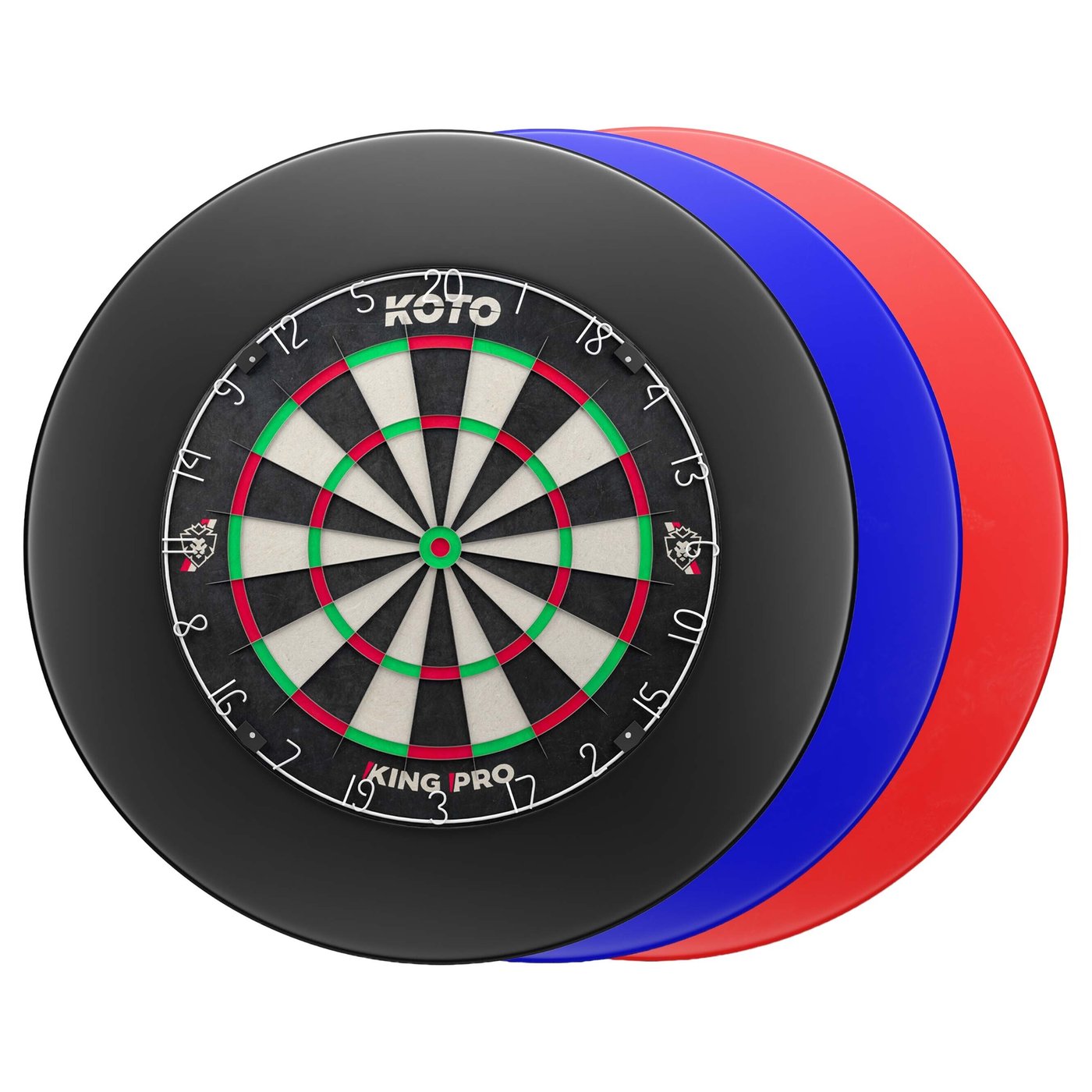 KOTO King Pro + Dartbord Surround - Dartset