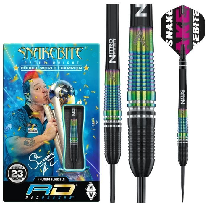 Red Dragon Peter Wright Snakebite World Champion Torpedo SE Darts