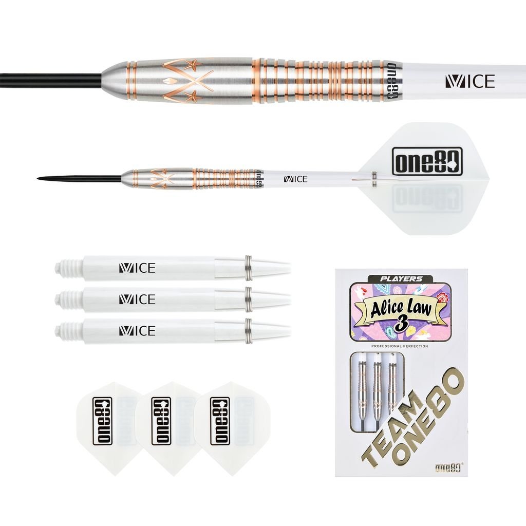 DARTSLIVE  美品 ONE80 Kaori Miura Blue 90% Soft Tip Darts