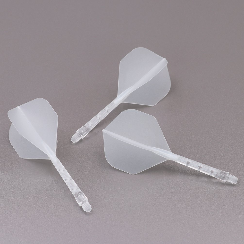 Cuesoul - ROST T19 Integrated Dart Flights - Standard Shape - Clear - Dart Flights