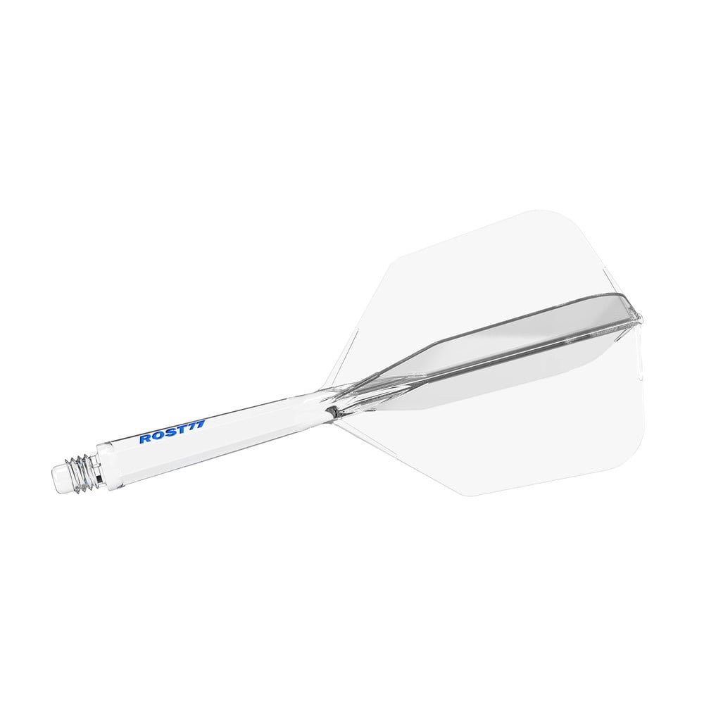 Cuesoul ROST 77 Transparent With Blue Logo Big Wing Dart Flights