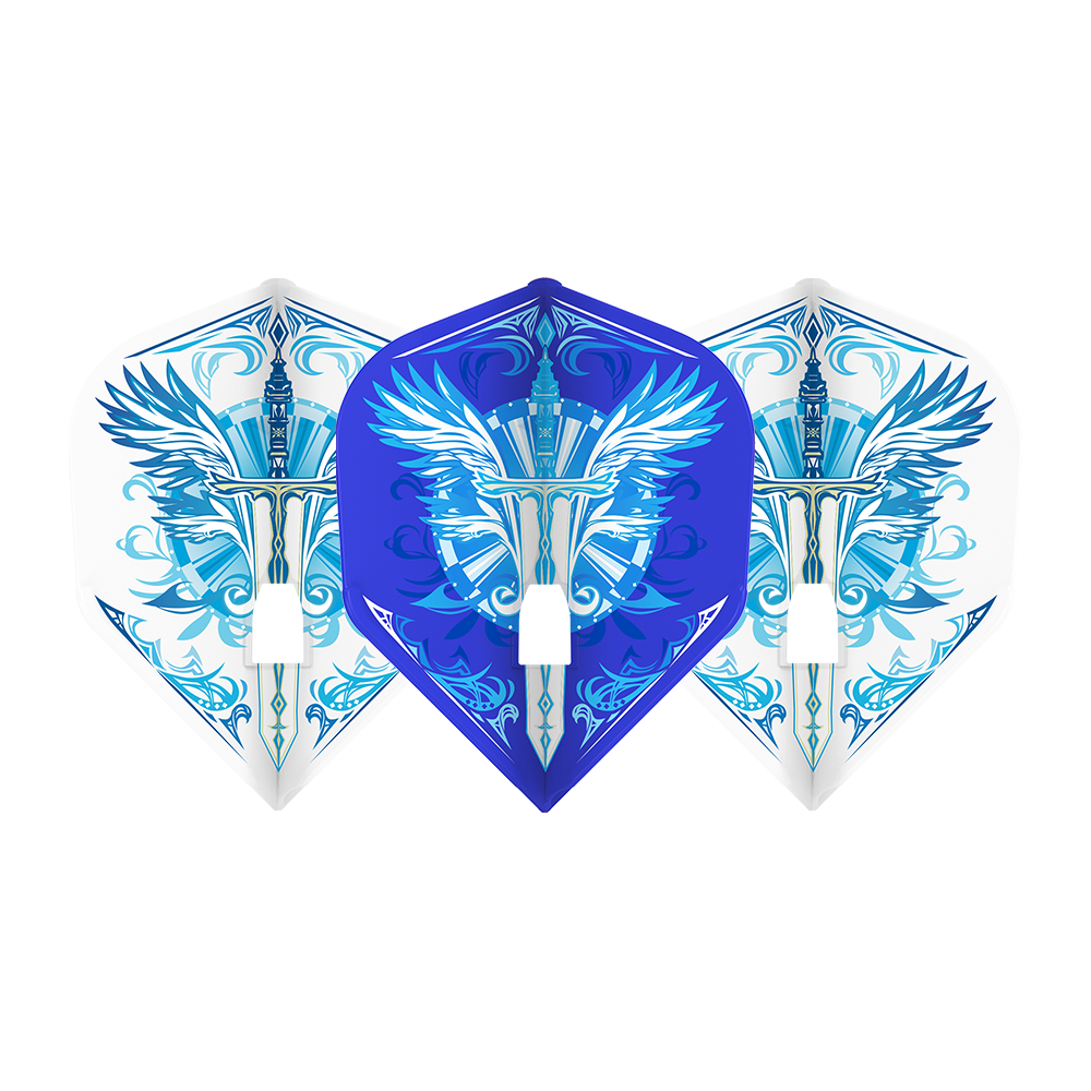 L-Style Champagne L3 Shape Tetsuya Fujiwara Mix Darts Flights