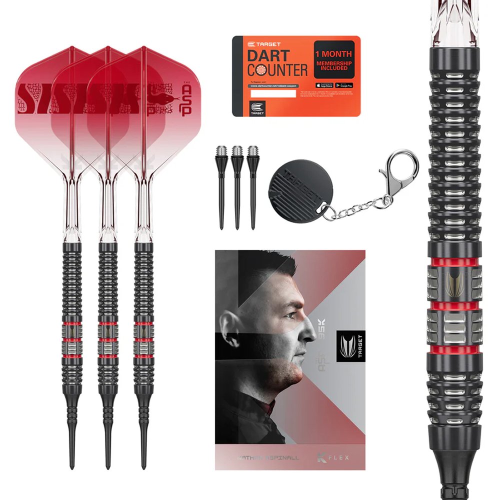 ダルタニアン Target Nathan Aspinall 95K 95% Soft Tip Darts - Dartshopper
