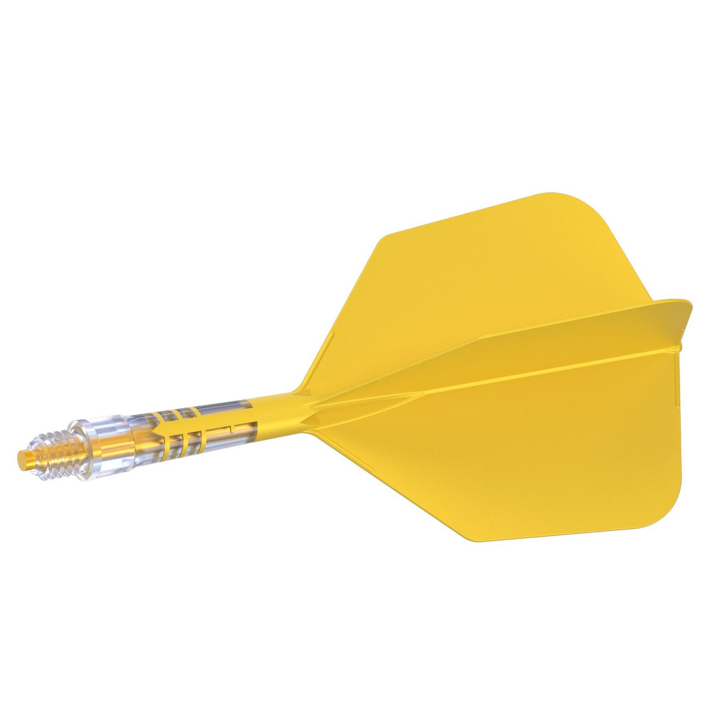 Cuesoul ROST T19 Integrated Dart Flights Big Wing Carbon Yellow Dart Flights