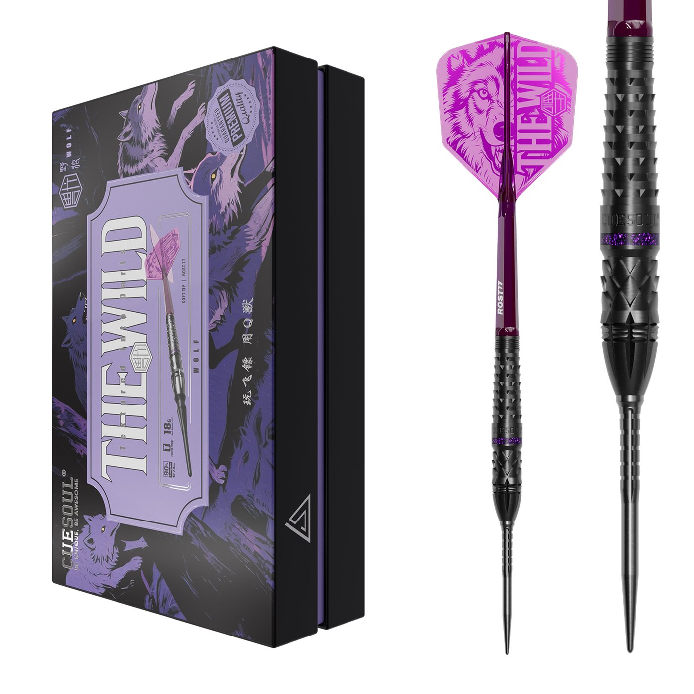 Cuesoul The Wild Series Wolf Match Point 90% - Dartpile