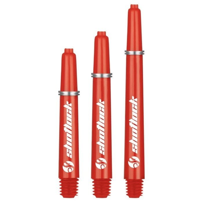 Shot Lock Red Darts Shafts
