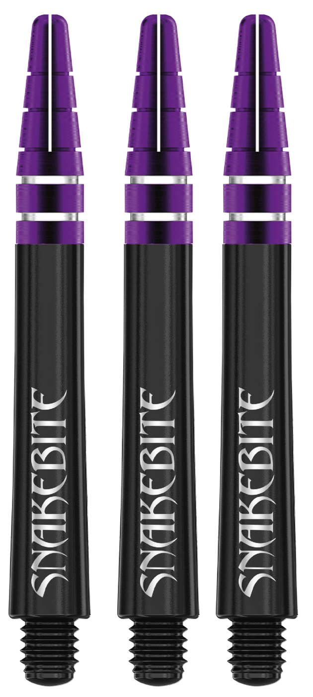 Red Dragon Nitrotech Snakebite Black/Purple Darts Shafts