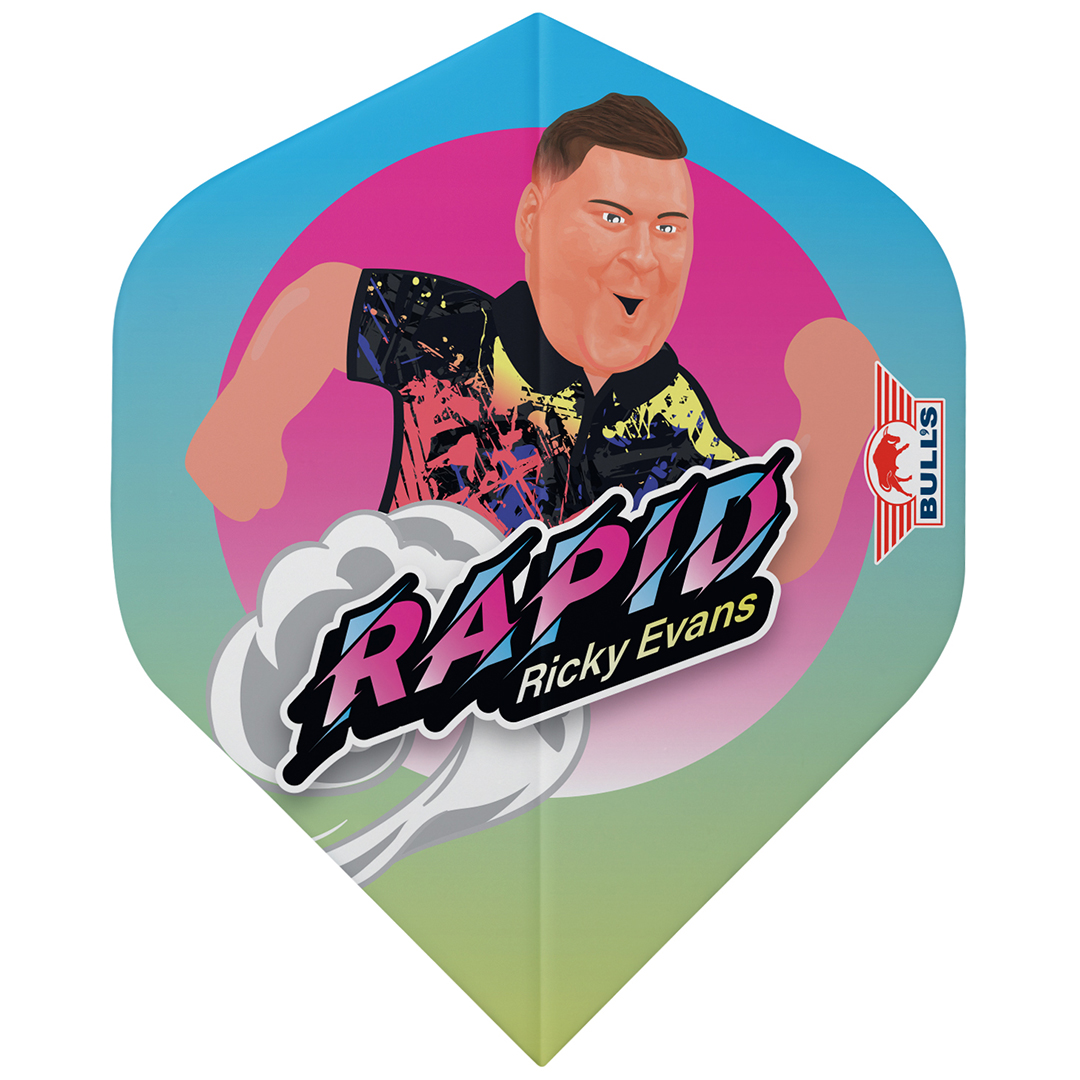 Bull's Ricky Evans Cartoon No.2 - Dart Flights