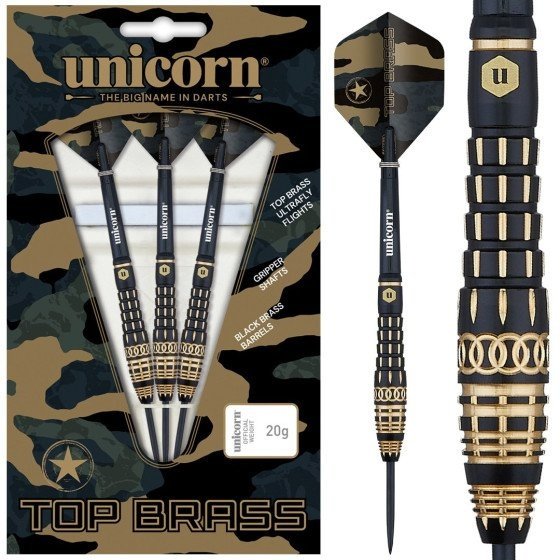 Unicorn Top 4 Brass Darts