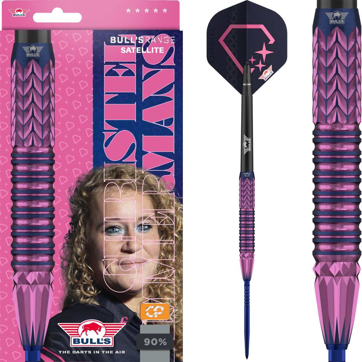 Bull's Christel Timmermans E2 Convertible Point 90% - Steel Tip Darts
