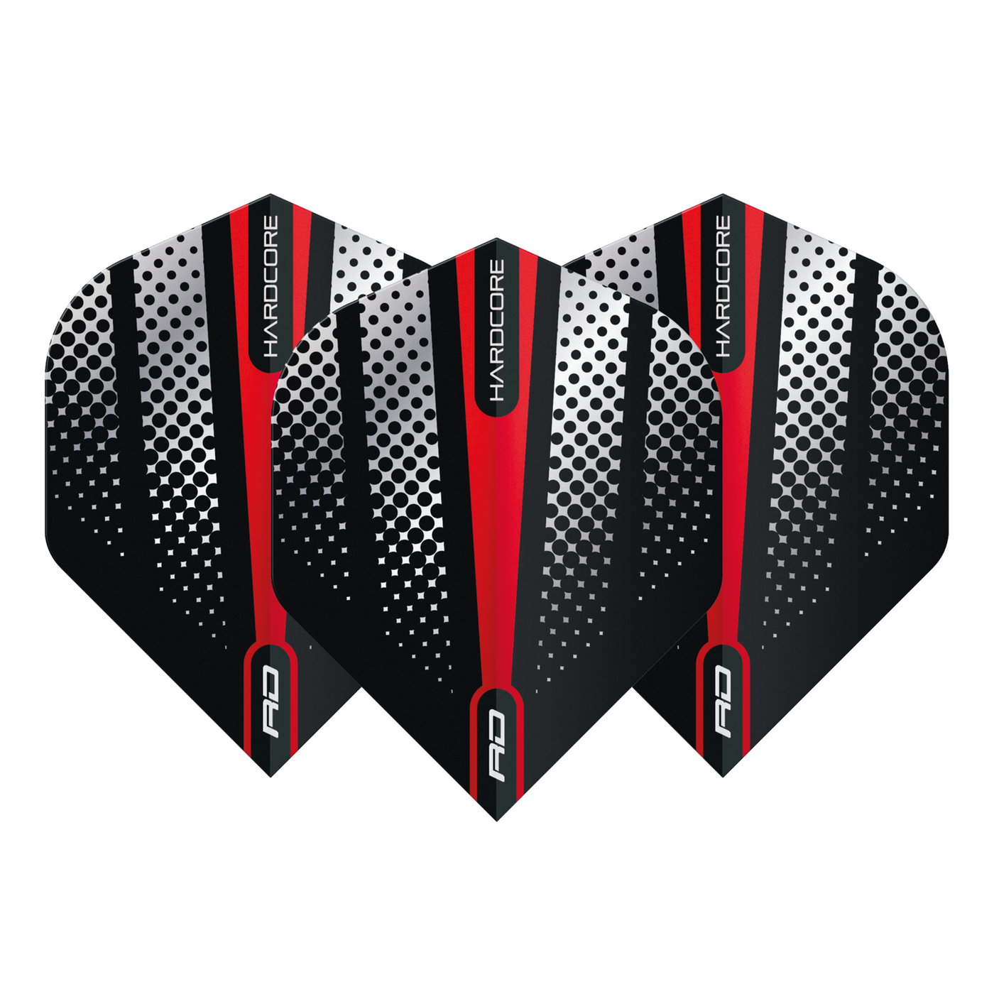 Red Dragon Hardcore Radical Red Flash Darts Flights