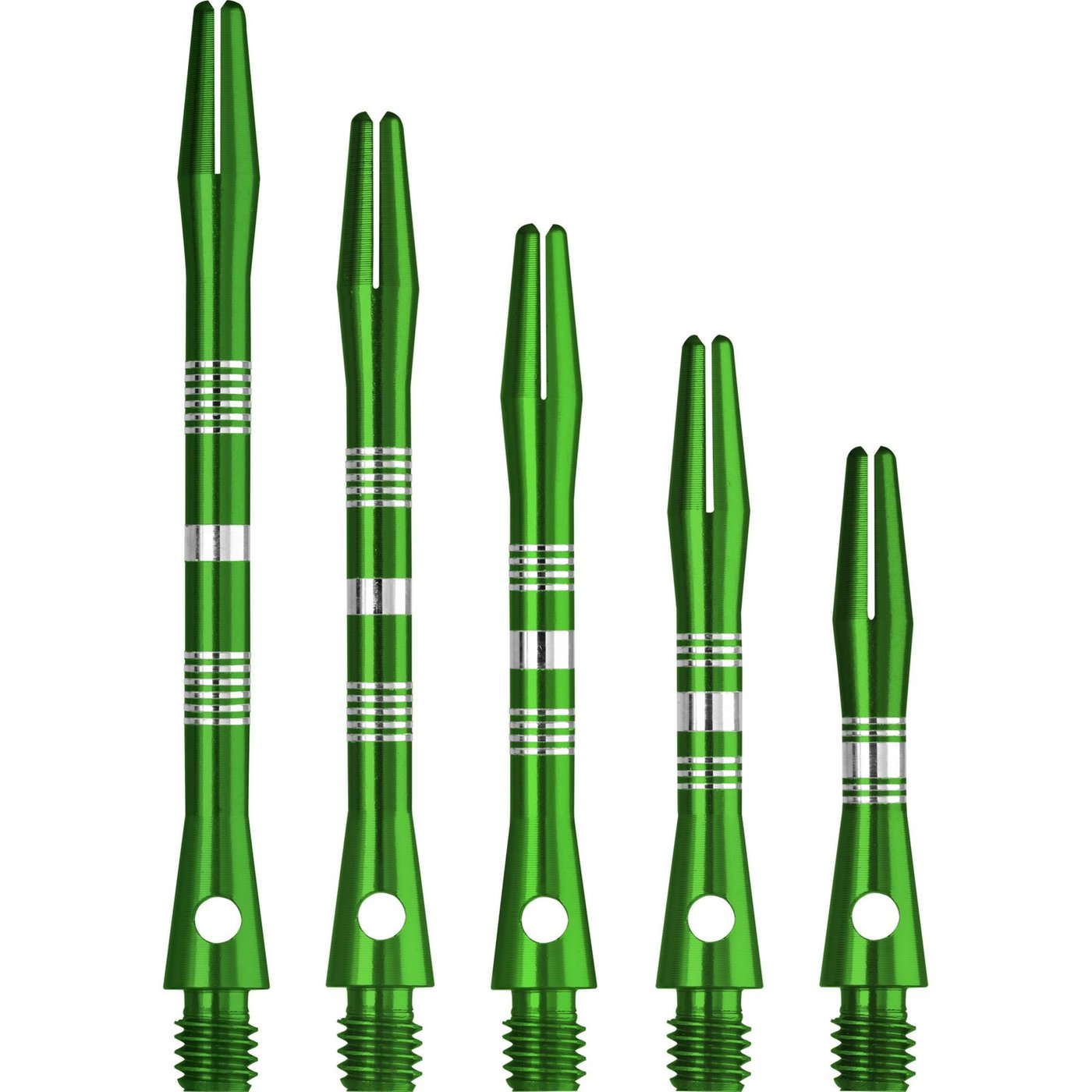 Dartshopper Aluminium Regrooved Green Skafter