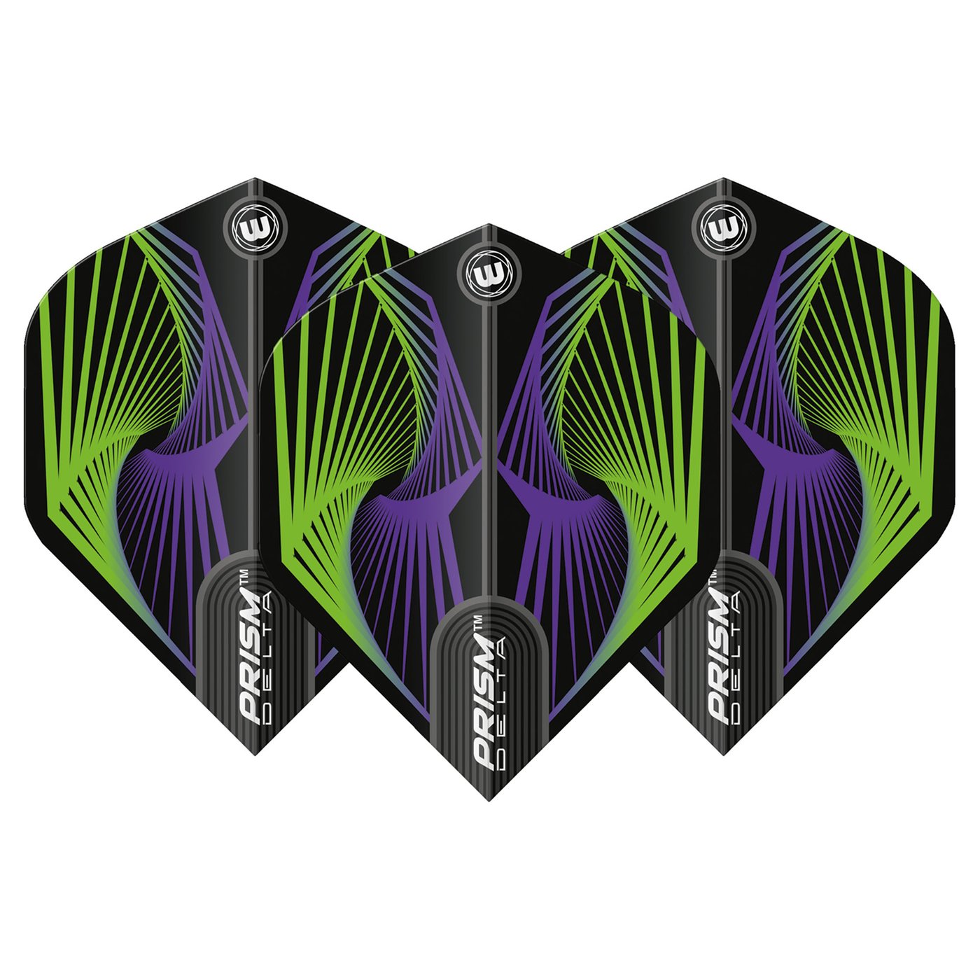 Winmau Prism Delta Wave Green & Purple Darts Flights