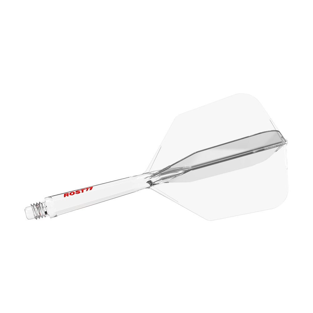Cuesoul ROST 77 Transparent With Red Logo Big Wing Dart Flights