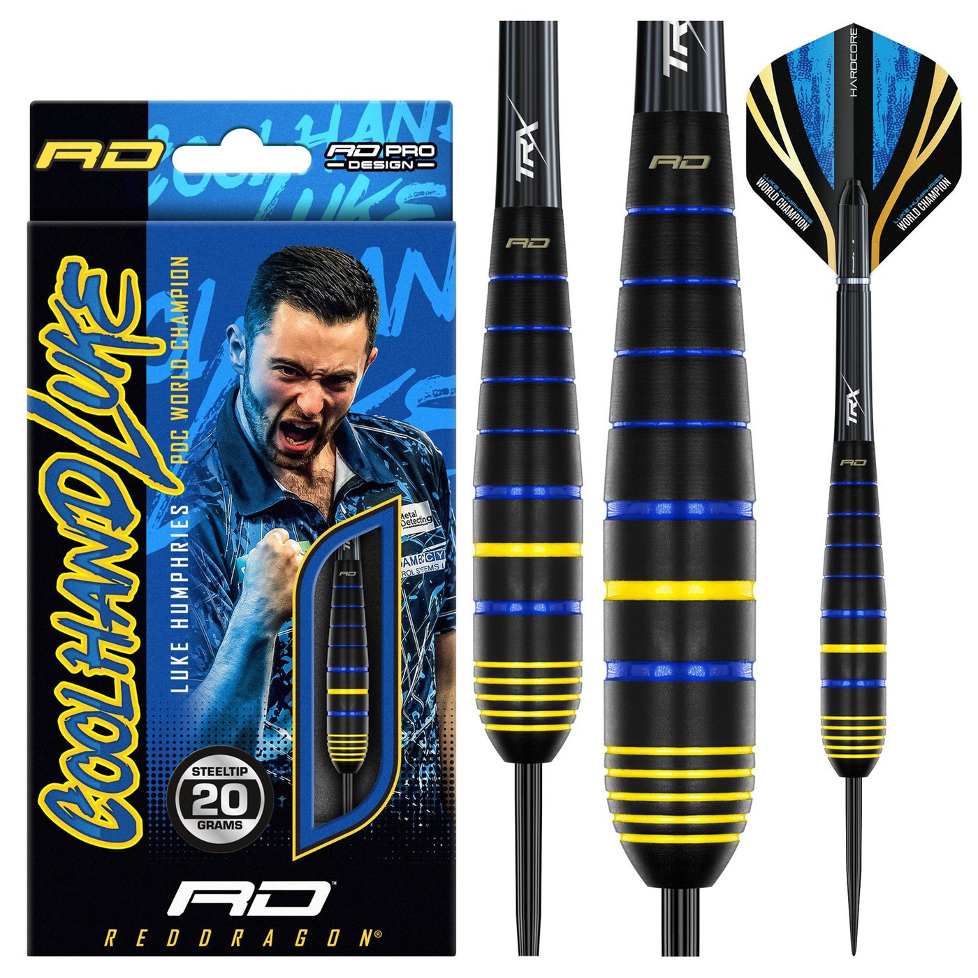 Red Dragon Luke Humphries World Champion Brass Darts
