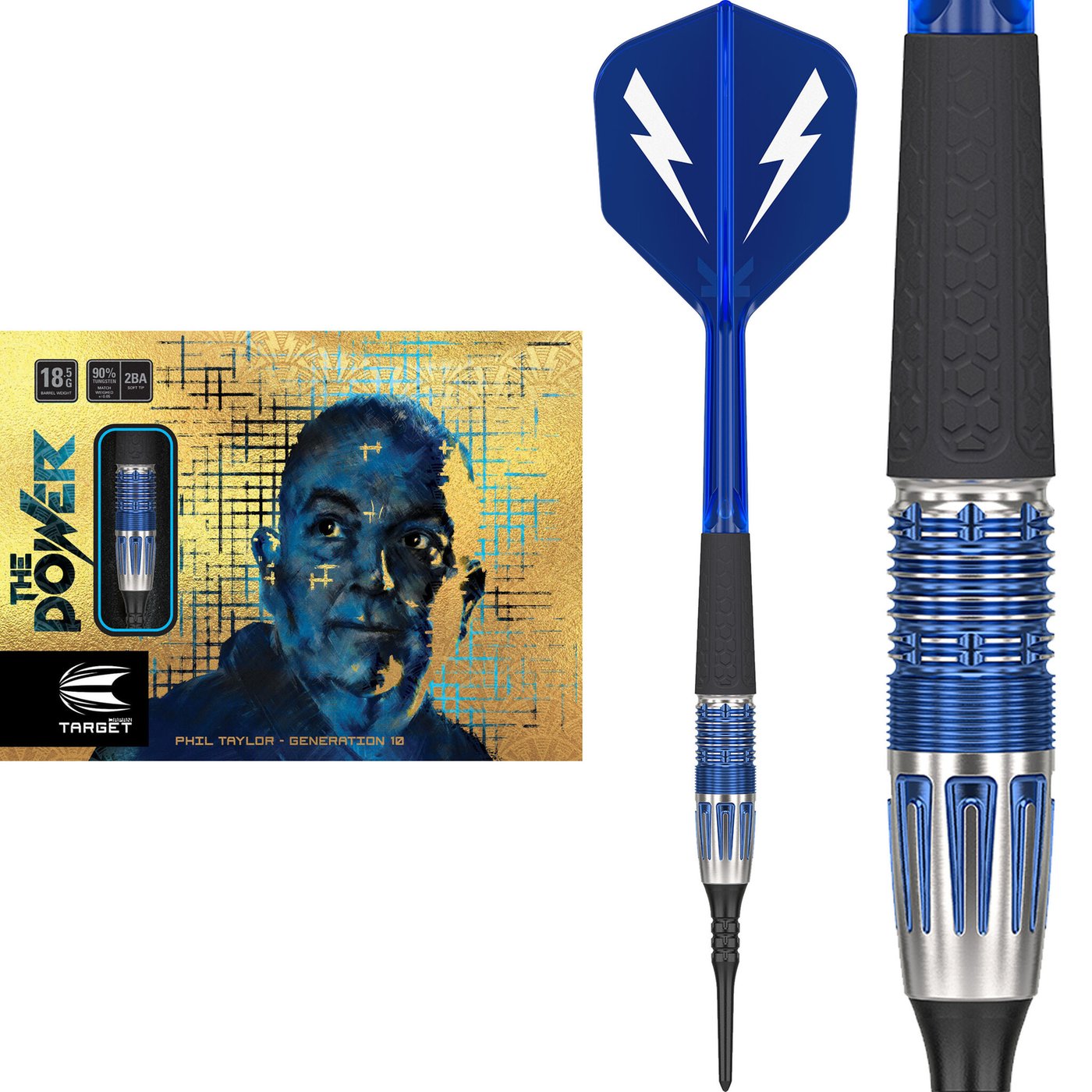 Target Japan Phil Taylor Power Gen 10 Super Darts Edition 95% Soft Tip Darts