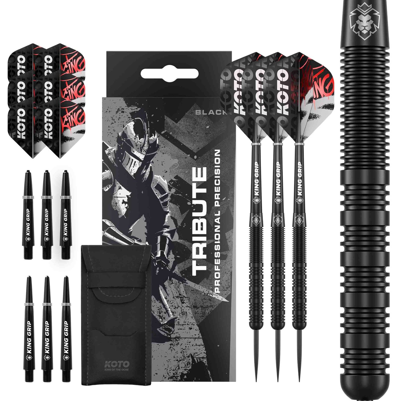 KOTO Tribute Black Tungsten Look - Steel Tip Darts