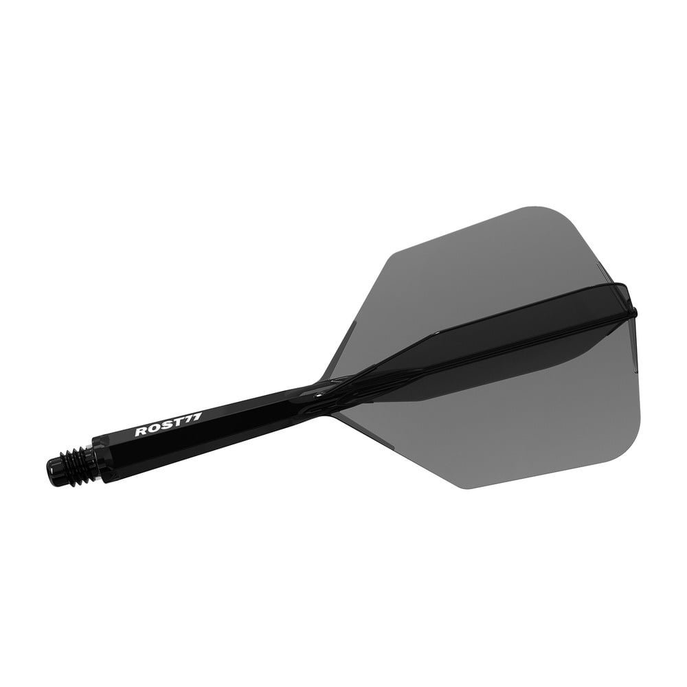 Cuesoul ROST 77 Transparent Black Big Wing - Dart Flights