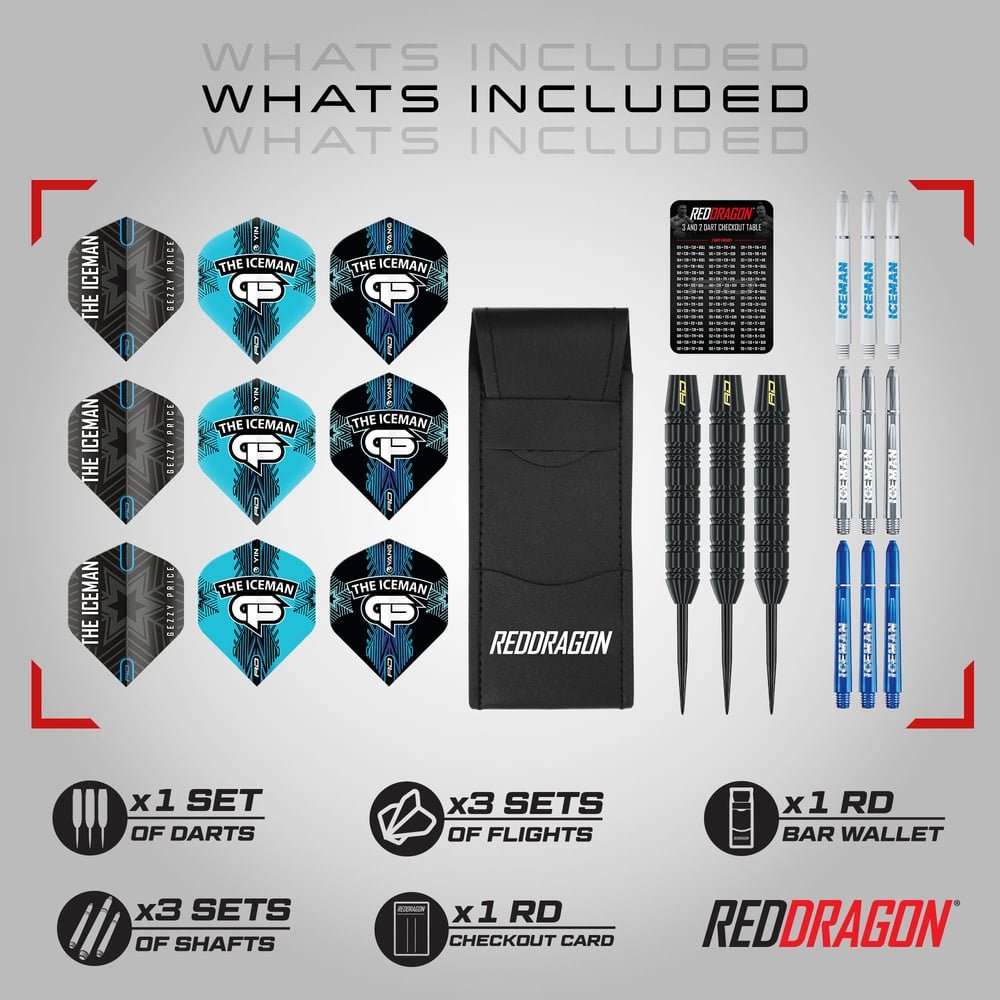 Red Dragon Gerwyn Price Iceman Brass Dartshopper Exclusives