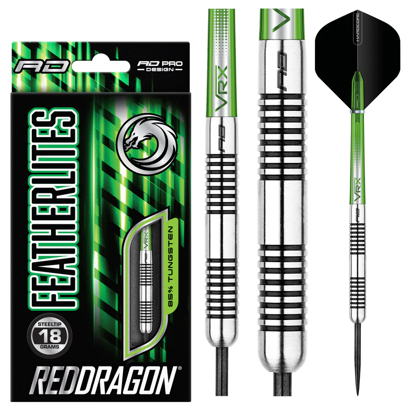 Dardos Red Dragon Featherlite 7 85% Punta de Acero