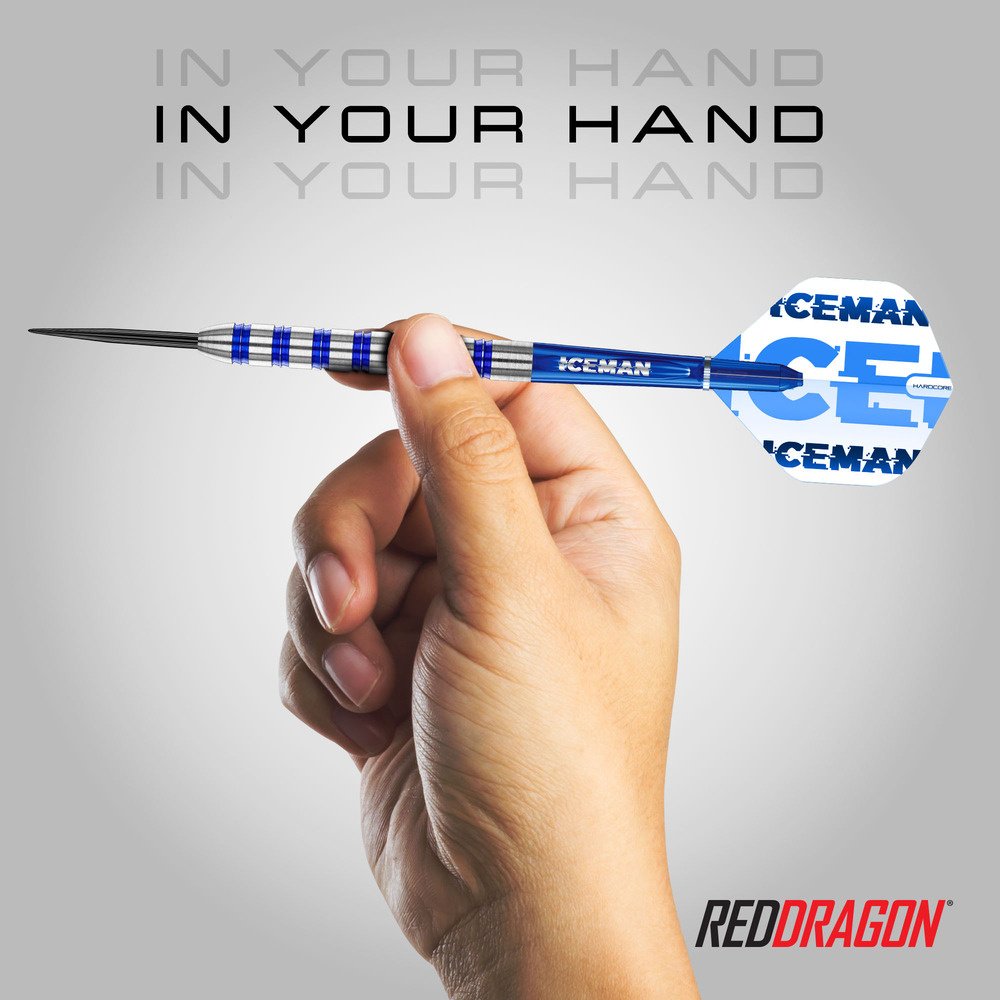 Lotki Red Dragon Gerwyn Price Iceman Cool Blue Series 80% Ekskluzywna Edycja Dartshopper