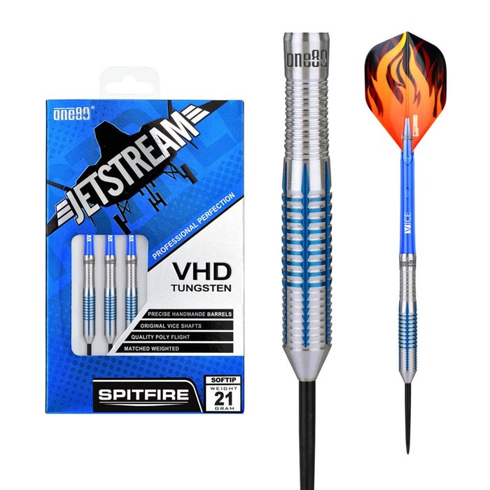 D.I.D Dart star 19×1.85 （リアリム） ONE80 Jetstream Spitfire 90% Steel Tip Darts