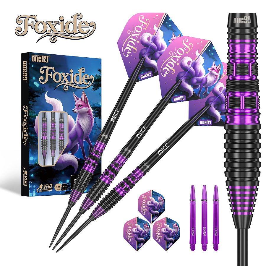 ONE80 Foxide 02 90% Steel Tip Darts - Dartshopper