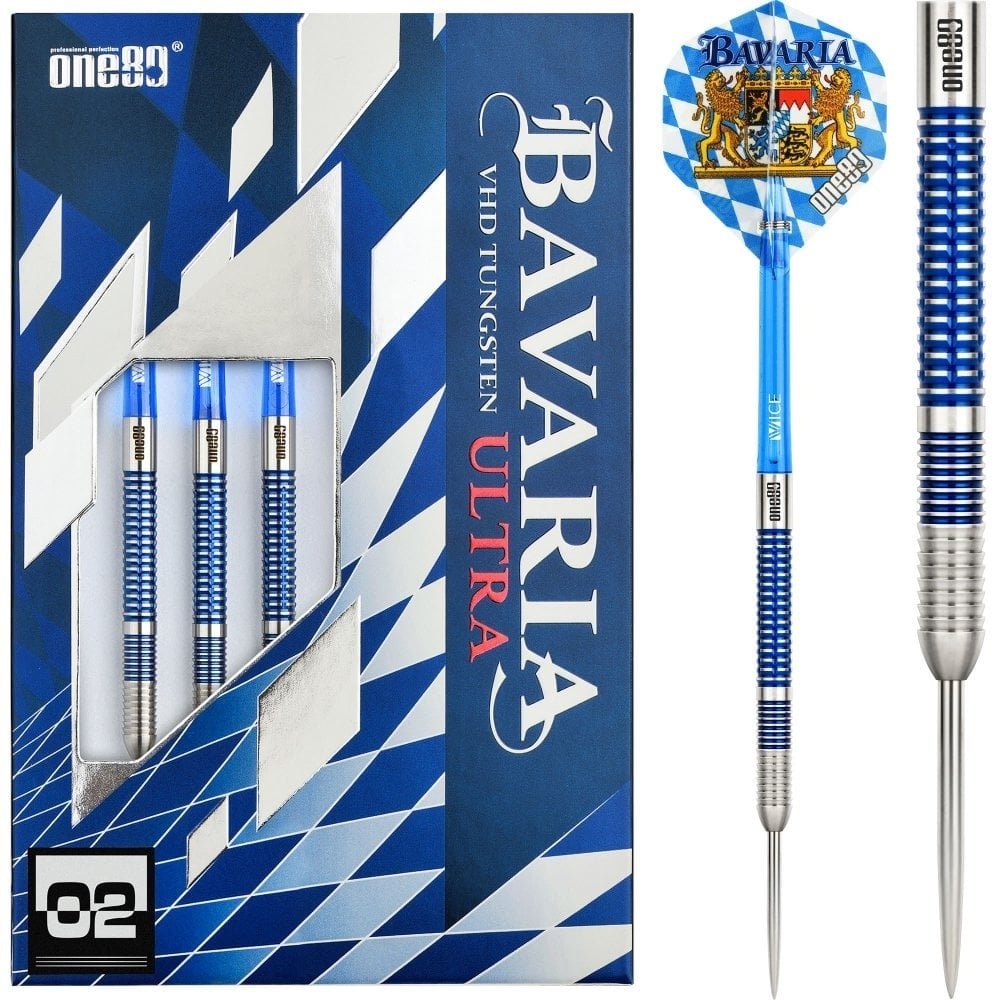 ULTRA DARTS ウルトラセブン 2BA ONE80 Bavaria Ultra 02 90% - Steel Tip Darts - Dartshopper.com