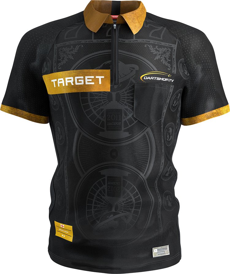 シャツ opticalstar 6B TEAM JERSEY Target Adrian Lewis Collared Dartshirt 2026 - Dartshopper.co.uk
