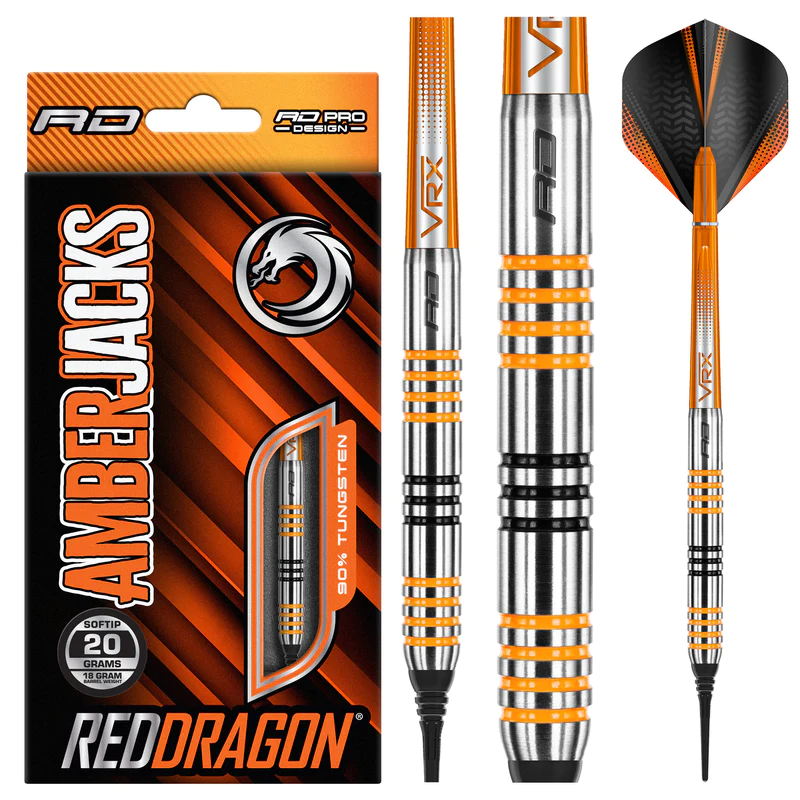Red Dragon Amberjack 3 90% Soft Tip Darts