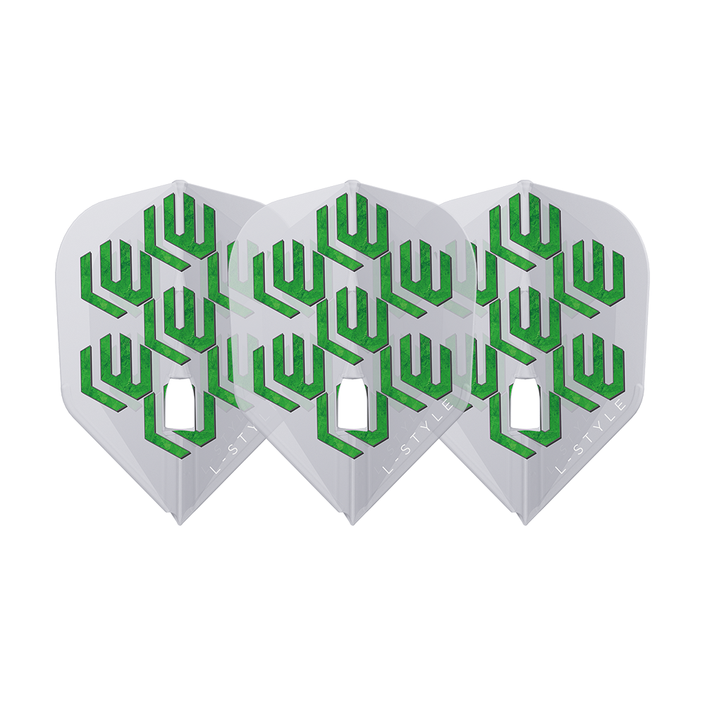 L-Style L3 PRO Lukas Wenig Clear White Darts Flights