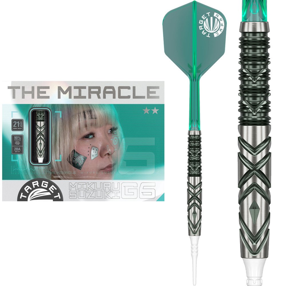 Target Japan Mikuru Suzuki The Miracle G6 90% Soft Tip Darts