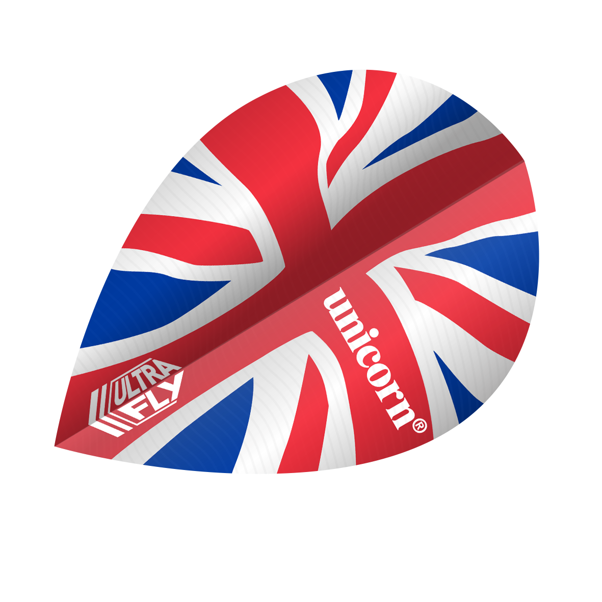 Unicorn Ultrafly Union Jack Wave XTRA Darts Flights