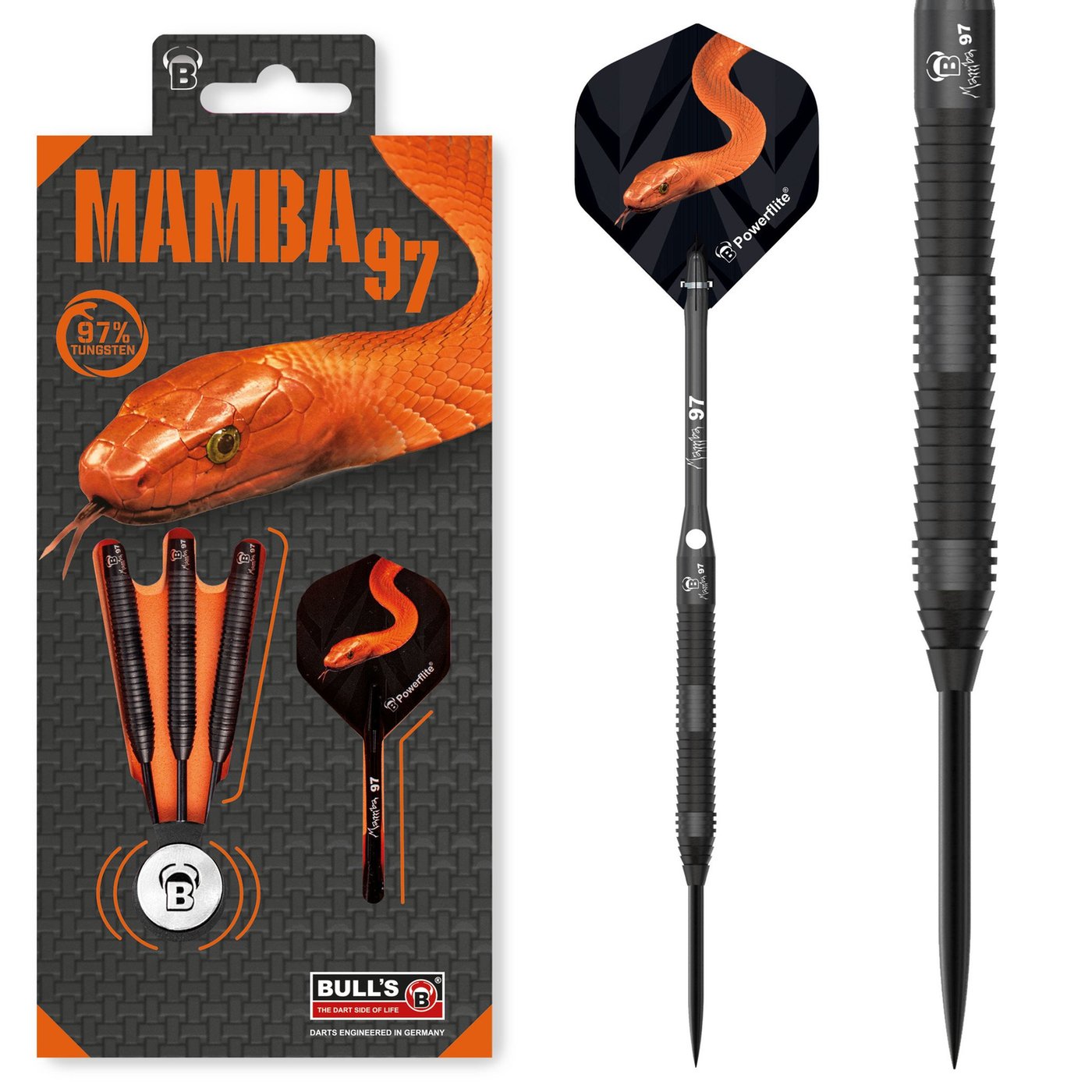 BULL'S Mamba97 M5 - Steel Tip Darts