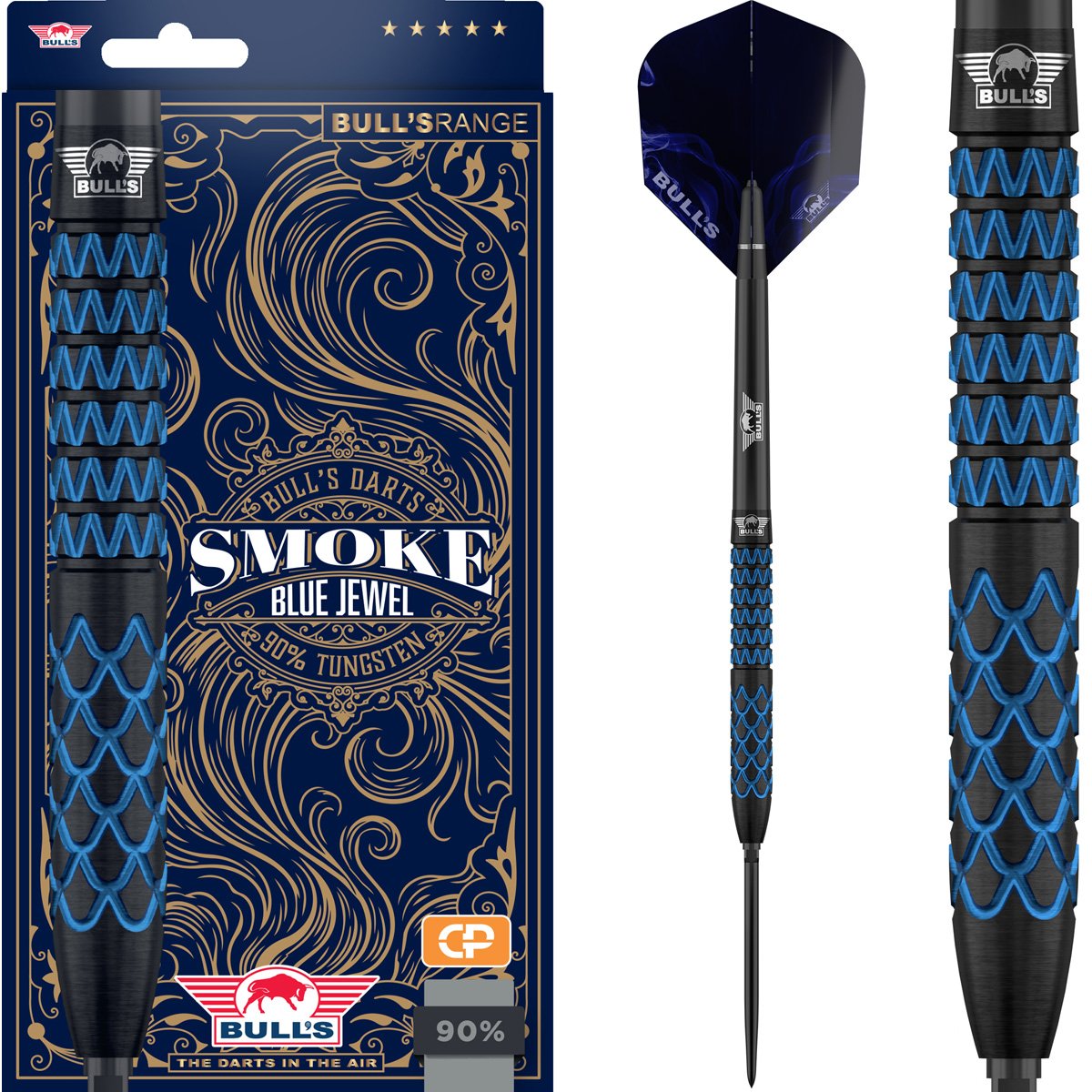 Bull's Smoke Blue Jewel Convertible Point 90% - Lotki do Darta