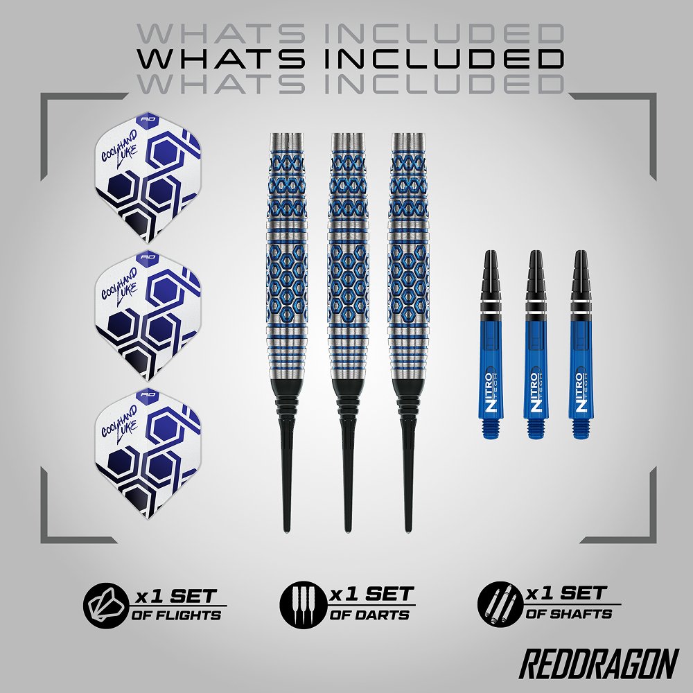 Red Dragon Luke Humphries TX5 90% - Soft Tip Darts - Dartshopper.com
