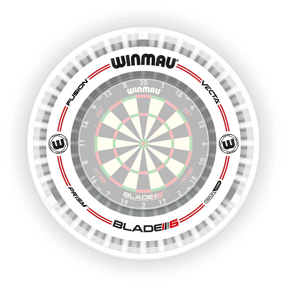 Cible De Fléchettes Winmau Plasma Avec éclairage Intégré - Aluminium - W4300