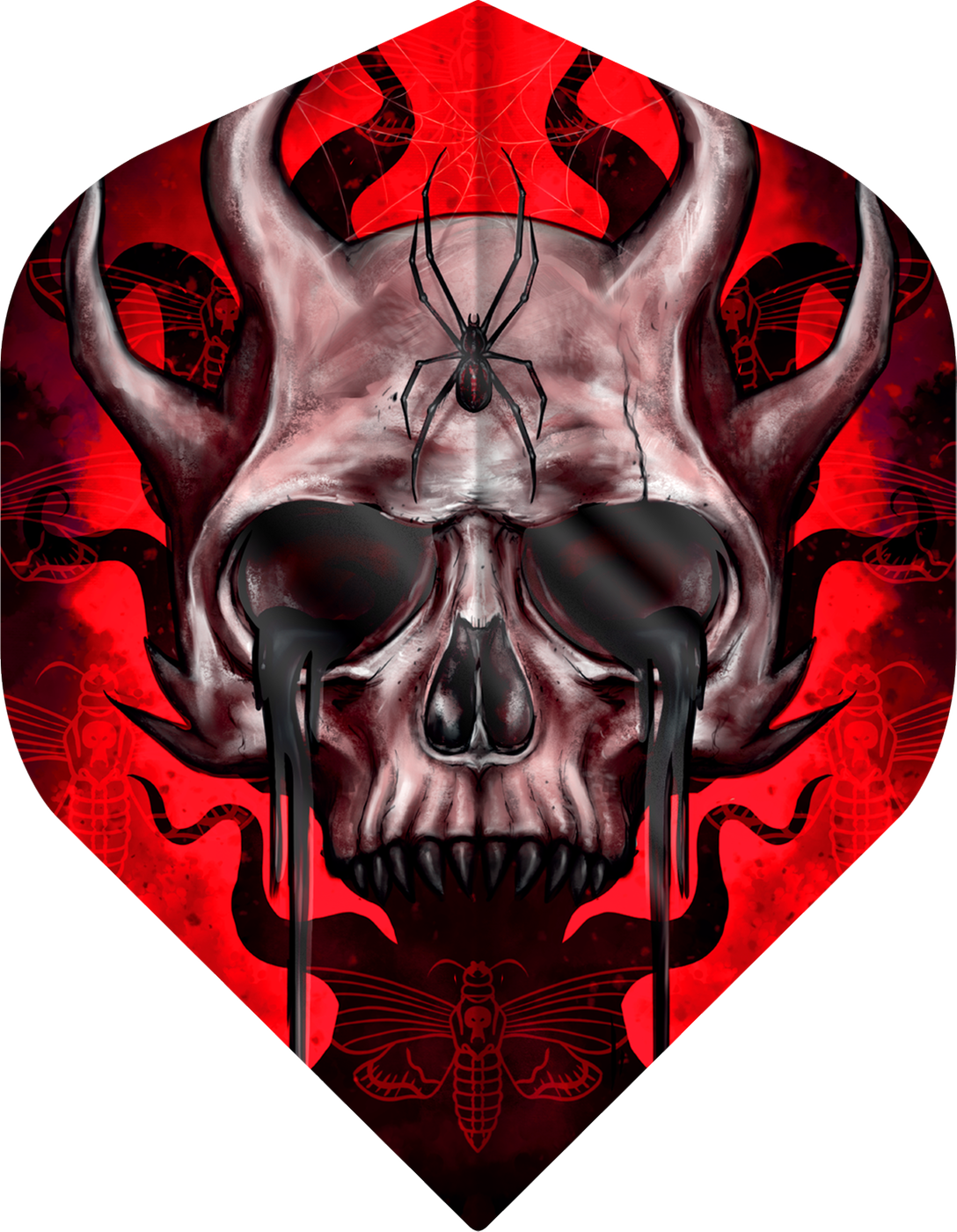 Designa Horror Show - Horned Skull NO2 - Dart Flights