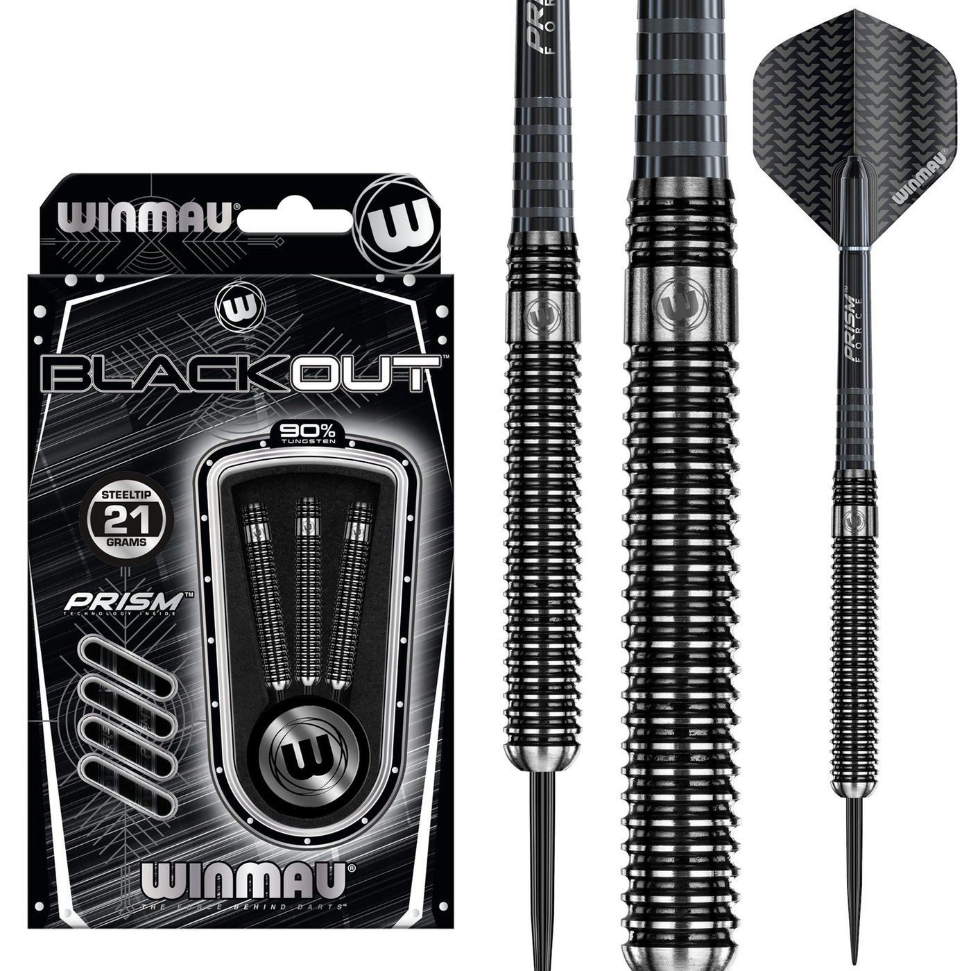 [Tweedekans] Winmau Blackout 1 90% 23 Gram