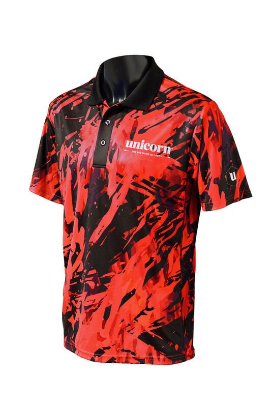Unicorn Pro Tech Camo Red Dartshirt