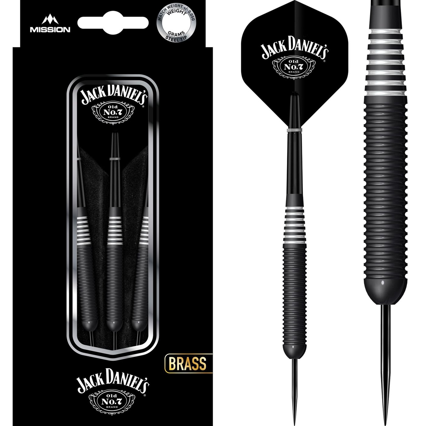 Jack Daniels Brass - Steel Tip Darts