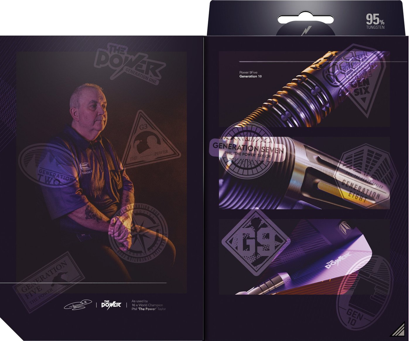 Target Phil Taylor Power G10 95% Soft Tip Darts